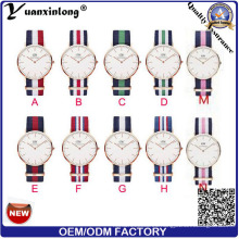 Yxl-600 2016 Nueva Hombre Moda Relojes Tipo Dw Nylon Nato Correa Relojes Hombre